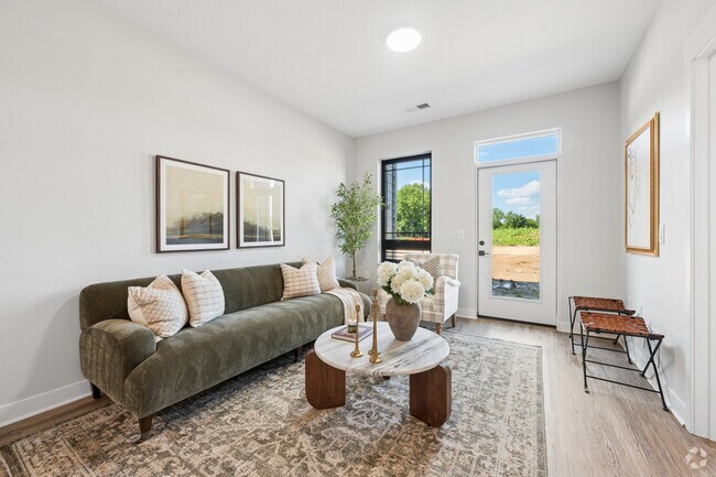 The Marie 1BR, 1BA - 665SF - Living Room