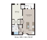 1BR/1BA