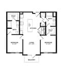 Plate-A floor plan Connection at Southside