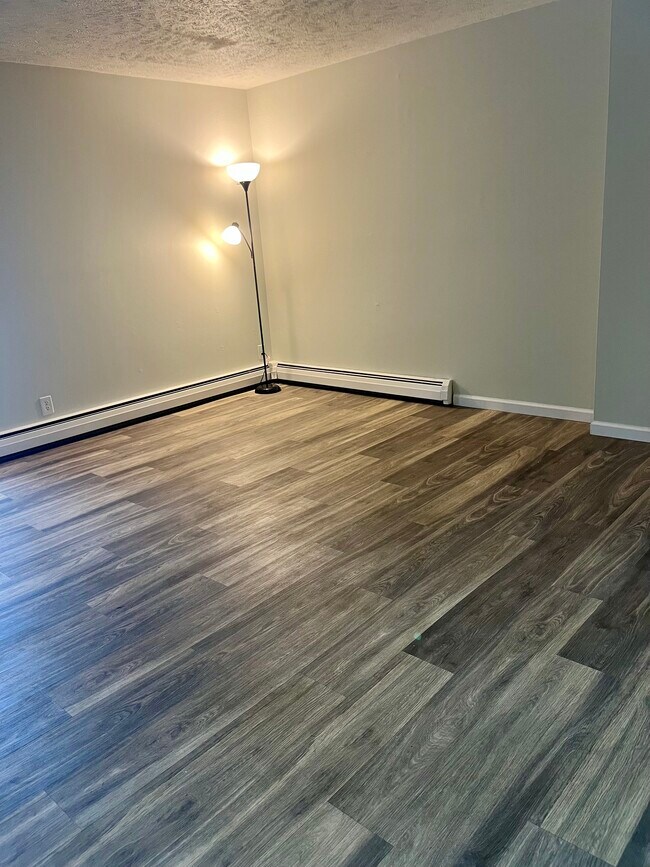 1380 1 Bed 1 Bath Living Room - River View Apartments