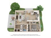 1 Bedroom | 1 Bath | 800 SF