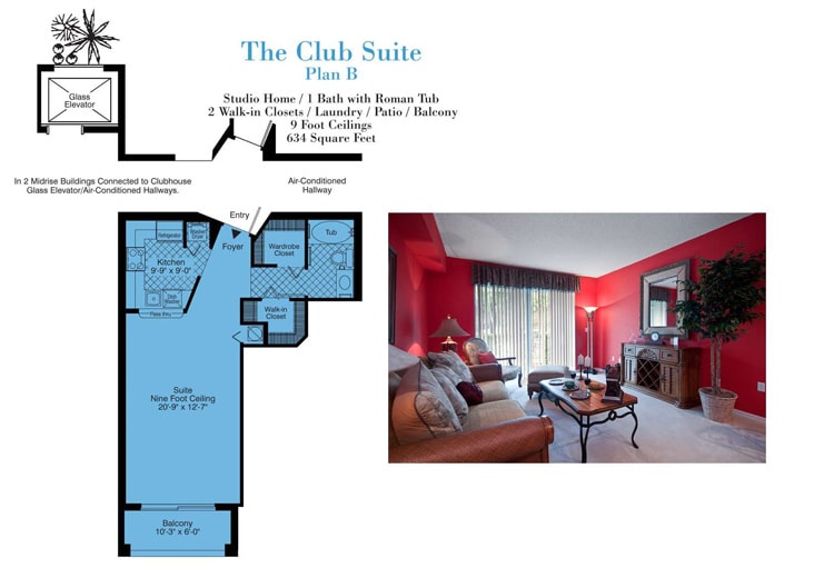 Floor Plan - The Club Suite