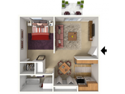 One Bedroom B | Arbor Lakes | Apartments in Middleton, WI