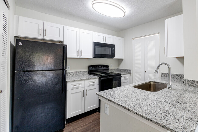 Renovated Kitchen - The Residence at White River Apartments