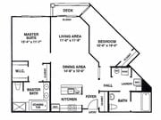 2 bedroom 2 bath with garage