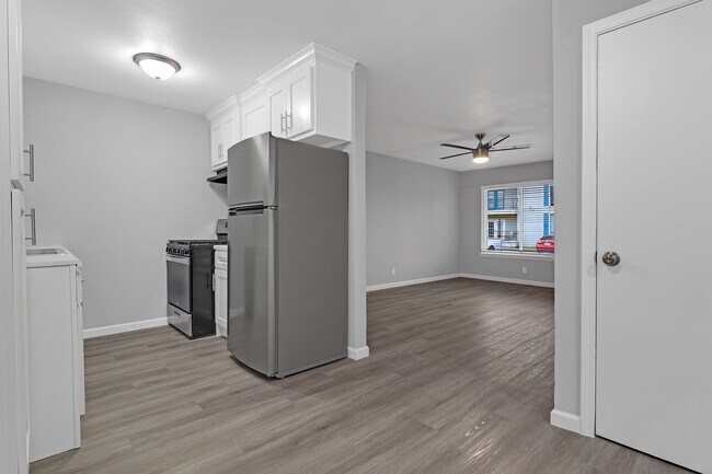 Kitchen into Living Room