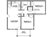 2 bedroom, 1 bath