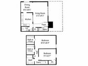 2BR/1.5BA 966sq ft-1424 sq ft