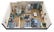 Plan 4 - 2BED_2BATH TYPE 1