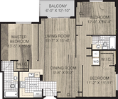 Model E | 3 Bedroom, 2 Bath
