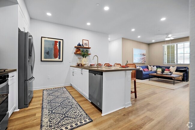 View of Kitchen and Living Room 2BD RM