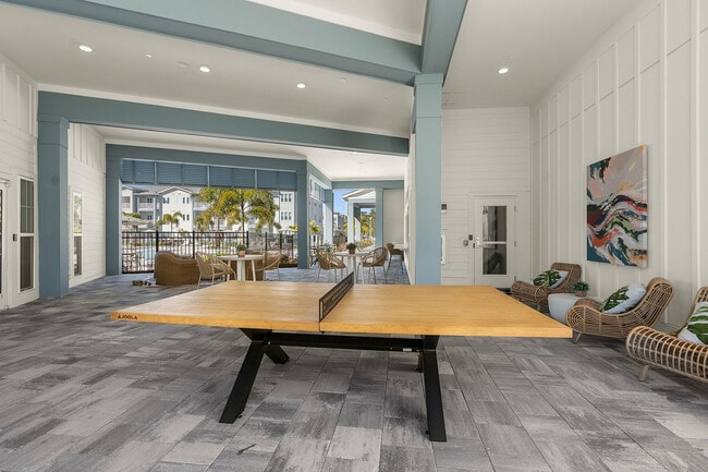 Unwind in this chic outdoor lounge, perfect for relaxation and socializing.
