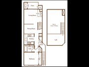 1 BEDROOM WITH LOFT