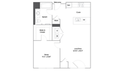 A12 1-Bedroom Floorplan