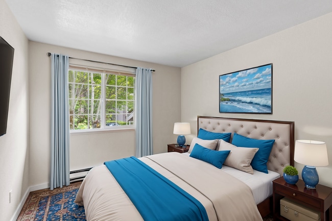 Relax and unwind in this beautifully designed bedroom, where comfort meets style.