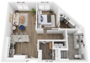 A5D floor plan Rivette Tower