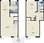 2 BR/ 1 BA (Style U1) | 800 sq. ft.