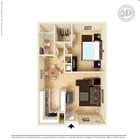 1BR/1BA