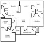 2BR/2BA