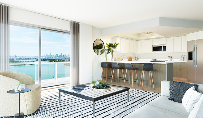 Homes feature open layouts and bay views - Flamingo South Beach Apartments