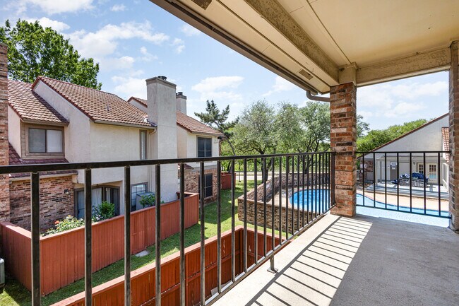 Balcony overlooks community pool - 932 Turtle Cv Unit 256
