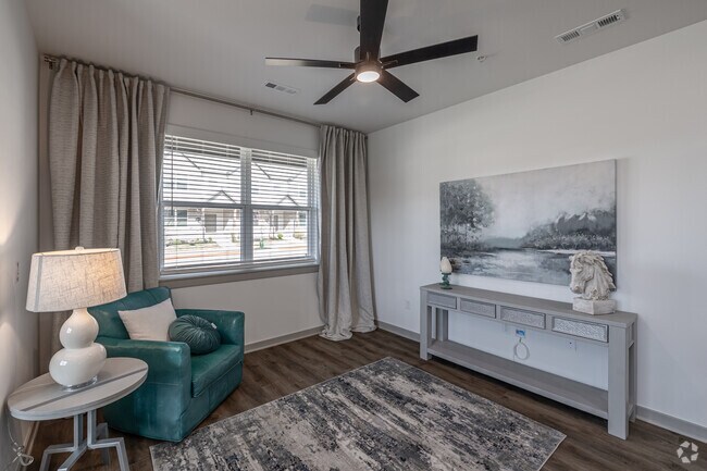 2BR, 2.5BA - 1,333SF - Living Room - The Grove