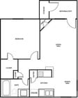 1BR/1BA