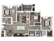 3 Bedroom | 2 Bath | 1291 SF