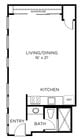 A2 - Studio floor plan The Rice