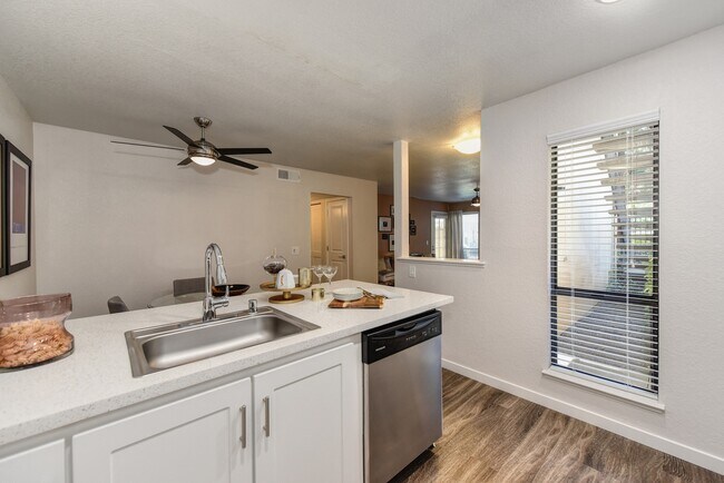 Kitchen with View of Dining Area
