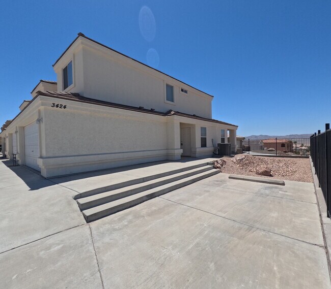 Closer view of front door