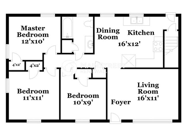 3 Bedroom Pet-Friendly Home in Hillview, KY with Main Street Renewal