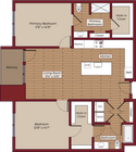Plano de planta de enebro