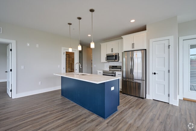 2 BR, 2 BA - 1315 SF Kitchen.
