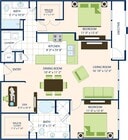 Two Bedroom Two Bath with Den (1321 SF)