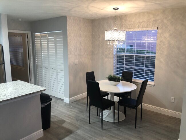 Living Room fully furnished with modern decor!