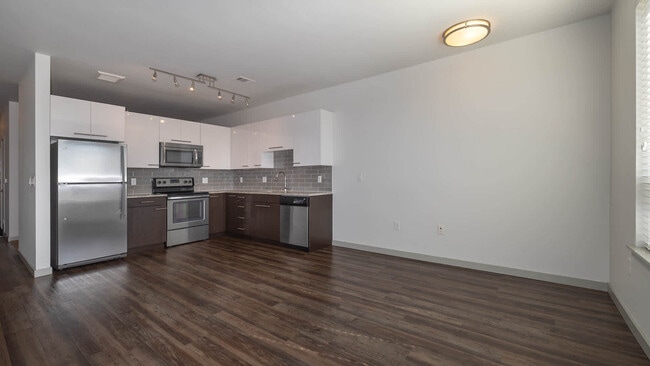 Kitchen and Living Area with Hard Surface Flooring