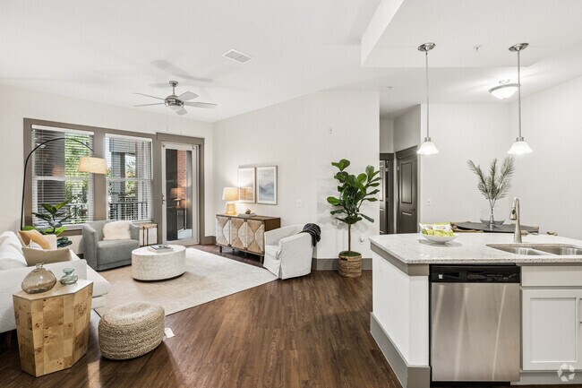 B3 2BR, 2BA - 1,364SF - Living Room