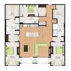 Three Bedroom Three Bath with Study (2437 SF)