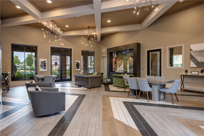 Lobby and lounge with ample seating