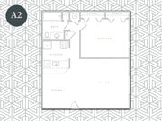 A2 Plan || 1 Bed, 1 Bath