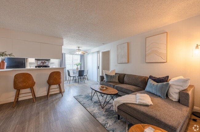 Plank-style flooring at Sunset Winds in Henderson, NV 89014 - Sunset Winds Apartments