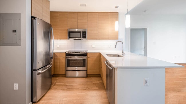 Kitchen with Stainless Steel Appliances