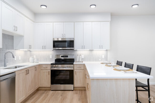 Model A - 2BR, 2BA - 1,130 SF - Kitchen - Sunlight Orchards