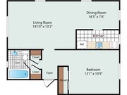 1BR/1BA