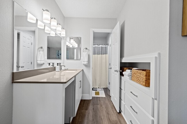 Bathroom at Veranda La Mesa Apartments in La Mesa, CA 91942
