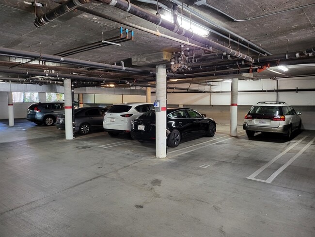 Covered/secure parking space