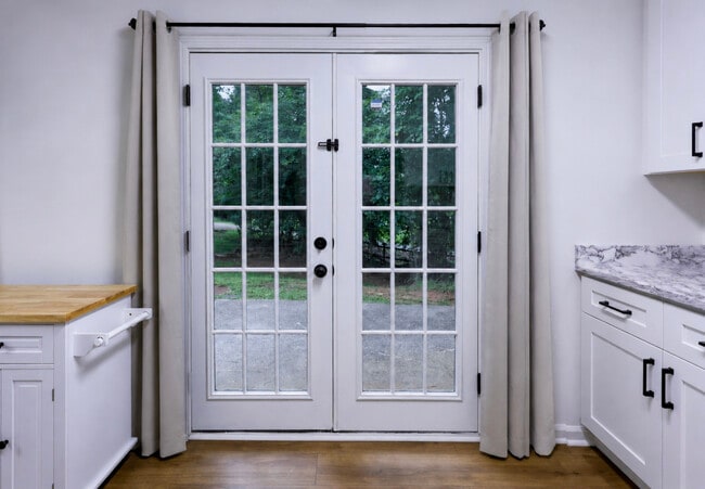 FRENCH DOORS TO PATIO
