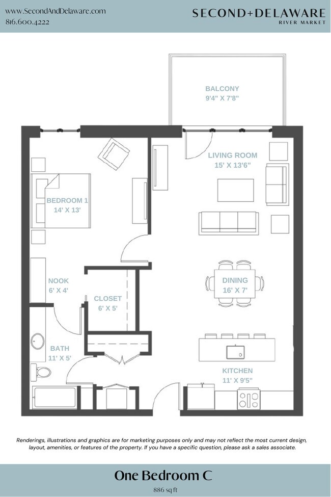 Second and Delaware Apartments
