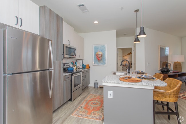 1BR, 1BA A1.1 floorplan